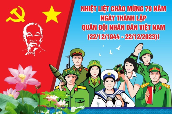 TRƯỜNG MẦM NON HOA SEN MỪNG NGÀY KỈ NIỆM THÀNH LẬP QUÂN ĐỘI NHÂN DÂN VIỆT NAM 22/12